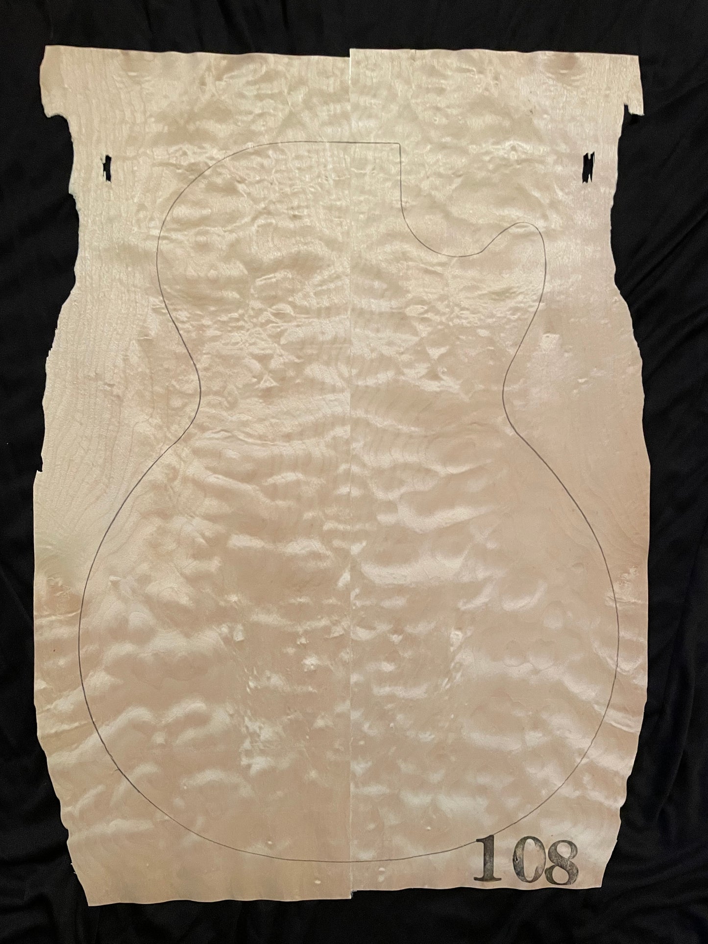 Bookmatched 3A Quilted Maple Veneer