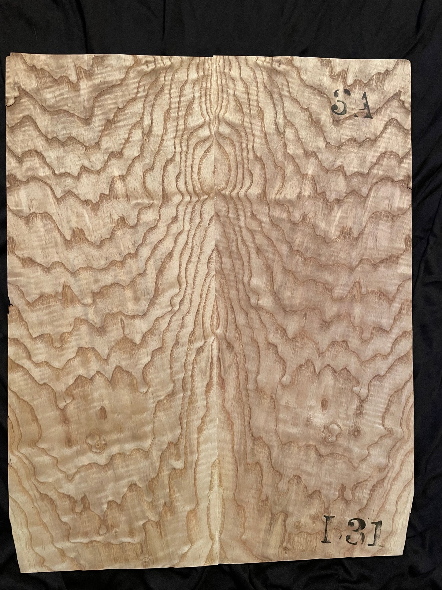 Bookmatched 3A Quilted Ash Veneer